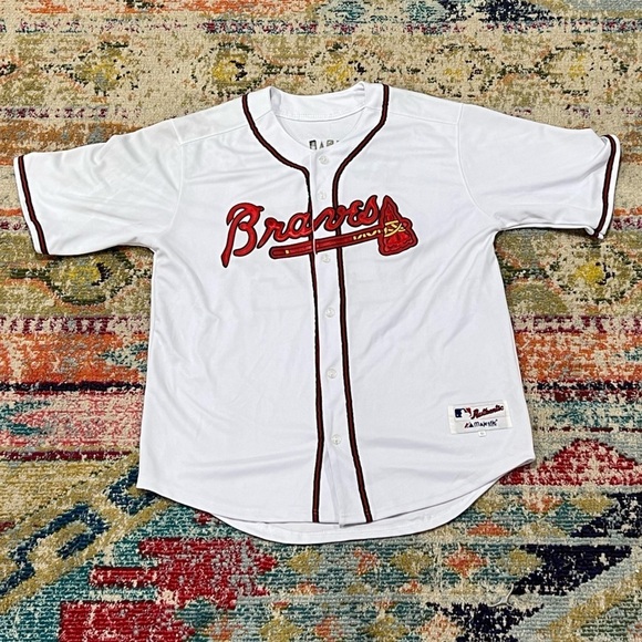 Jason Heyward Atlanta Braves Stitched Majestic Jersey - Picture 1 of 10